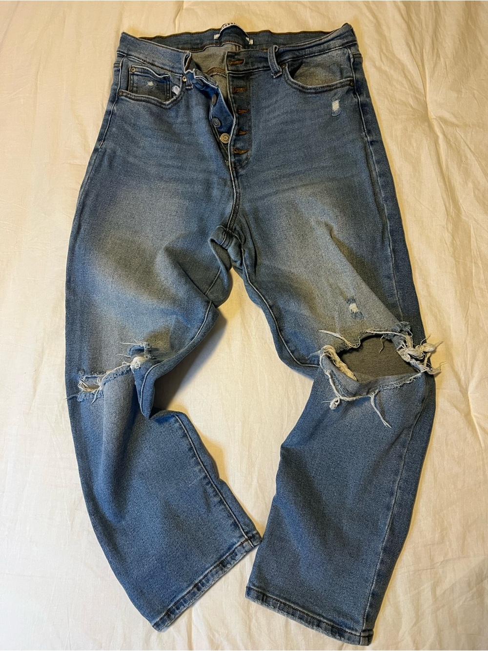 Celebrity Pink button fly jeans